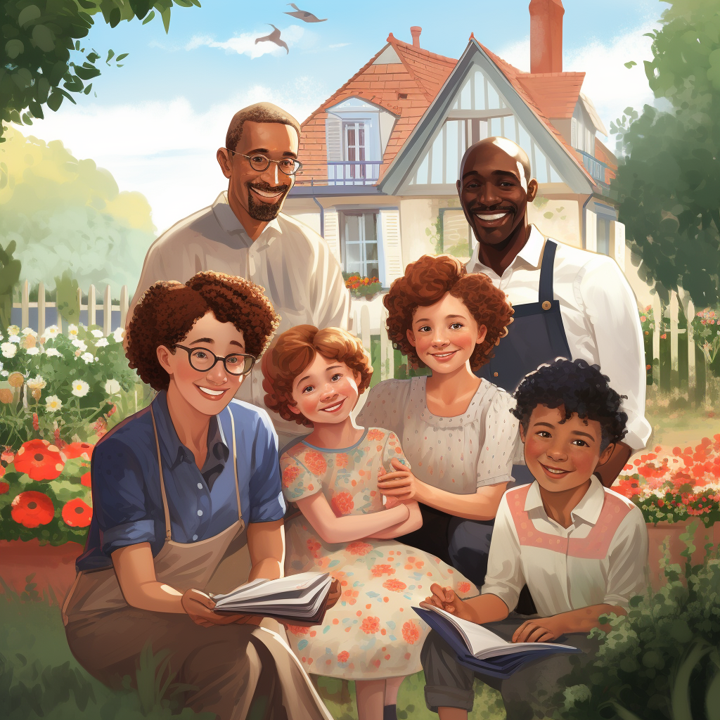 discobenj2k_Draw_me_a_happy_and_multicultural_French_family_in__225b69a5-ced3-4bb7-bb63-c5e80f057953